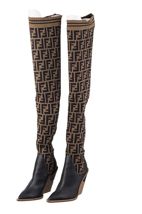 fendi over the knee boots replica|fendi knee high patent boots.